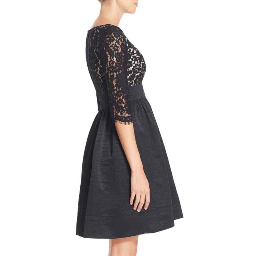 Eliza J Lace & Faille Dress, sz 6 - Picture 2 of 6